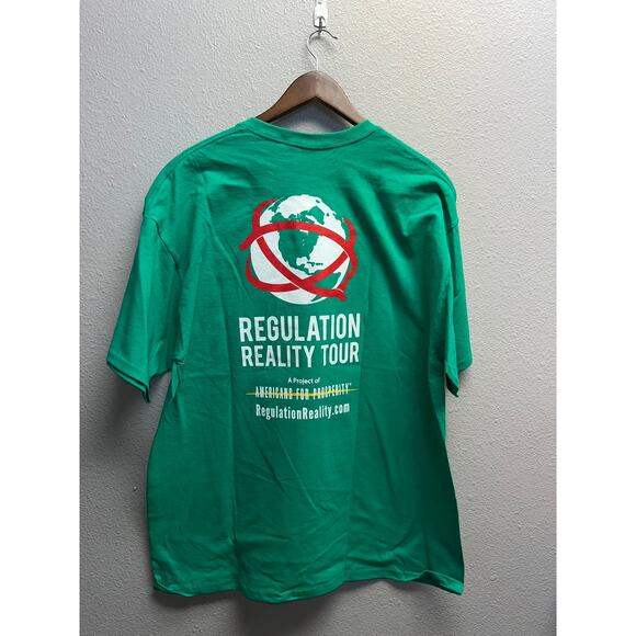 Vintage Americans For Prosperity Shirt No Regulation Without Representation XL - Picture 5 of 8